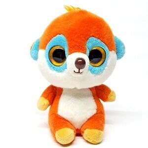 Aurora World Yoohoo New 8" Orange‎ Pookee Big Eyes Plush Toy Plushie